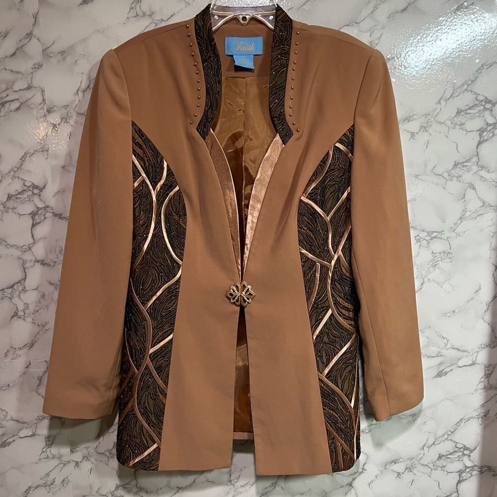 Faith Embellished Blazer Size 10 - Picture 5 of 11